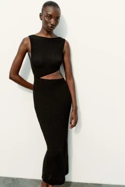 Hot VESTIDO LARGO CUT OUT Mujer Vestidos