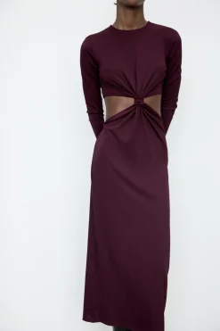 Clearance VESTIDO LARGO CUT OUT NUDO Mujer Vestidos