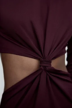 Clearance VESTIDO LARGO CUT OUT NUDO Mujer Vestidos