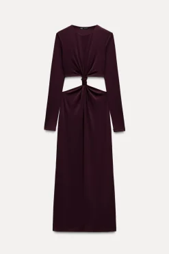 Clearance VESTIDO LARGO CUT OUT NUDO Mujer Vestidos