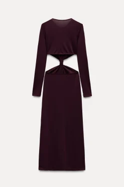 Clearance VESTIDO LARGO CUT OUT NUDO Mujer Vestidos