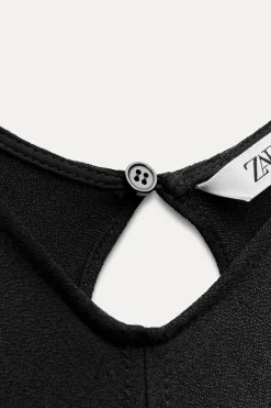 New VESTIDO LARGO DRAPEADO ZW COLLECTION Mujer Vestidos