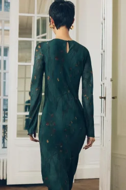 New VESTIDO LARGO ESTAMPADO Mujer Vestidos