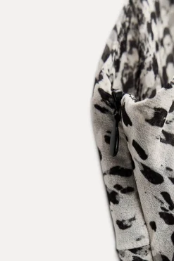 Best VESTIDO LARGO ESTAMPADO ANIMAL Mujer Vestidos