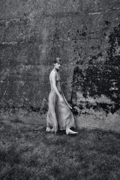 Online VESTIDO LARGO ESTAMPADO FLORES Mujer Vestidos