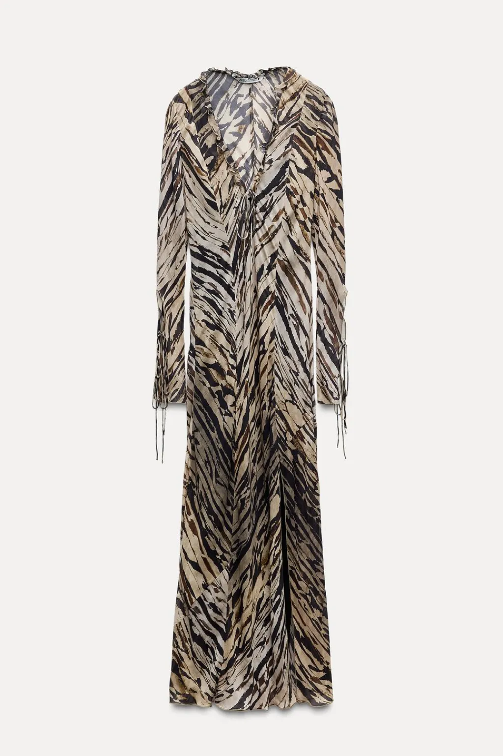 Outlet VESTIDO LARGO ESTAMPADO ZW COLLECTION Mujer Vestidos