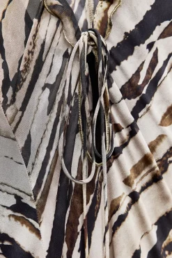 Outlet VESTIDO LARGO ESTAMPADO ZW COLLECTION Mujer Vestidos