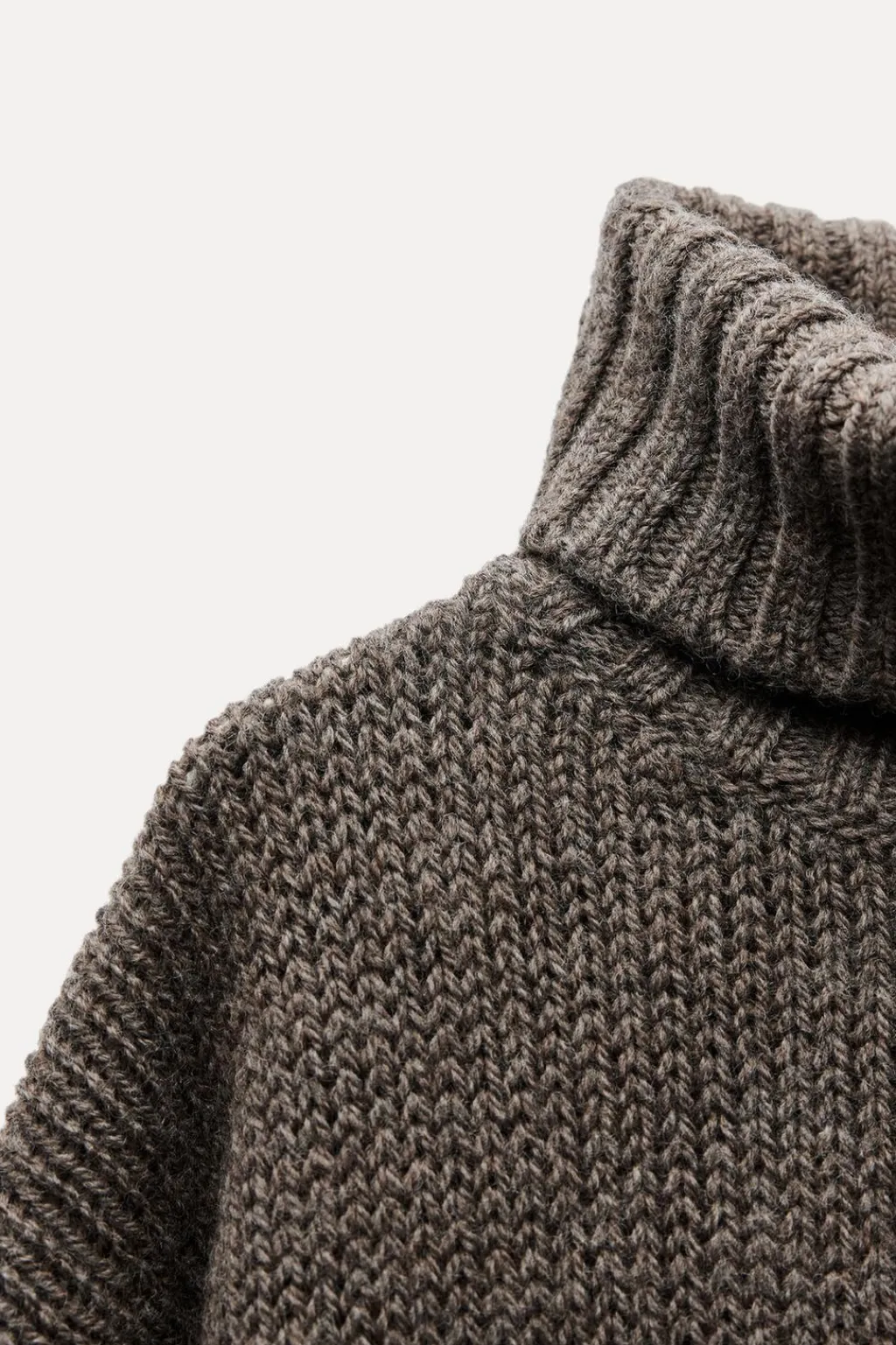 New VESTIDO LARGO FLECOS 100% LANA Mujer Vestidos|Cárdigan / Jerséis