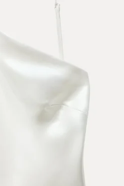 Sale VESTIDO LARGO FOIL ASIMÉTRICO Mujer Vestidos