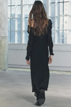 Fashion VESTIDO LARGO FRUNCES ZW COLLECTION Mujer Vestidos