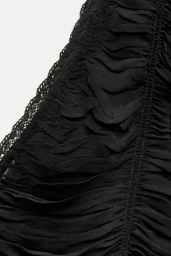 Fashion VESTIDO LARGO FRUNCES ZW COLLECTION Mujer Vestidos