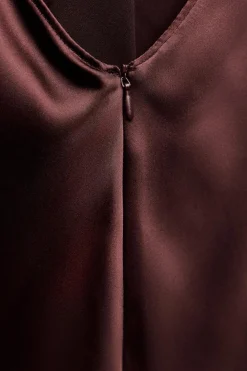 Discount VESTIDO LARGO HALTER Mujer Vestidos