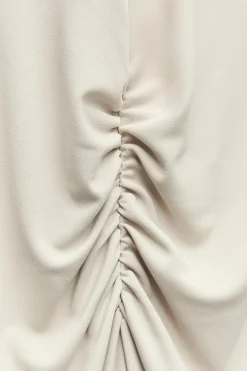 Sale VESTIDO LARGO HALTER DRAPEADO Mujer Vestidos