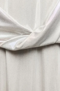 Sale VESTIDO LARGO HALTER FOIL Mujer Vestidos