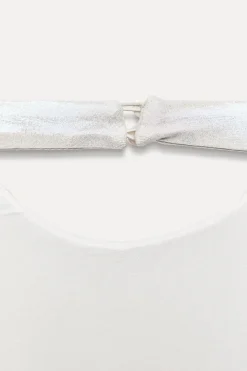 Sale VESTIDO LARGO HALTER FOIL Mujer Vestidos