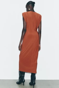 Online VESTIDO LARGO HOMBRERAS Mujer Vestidos