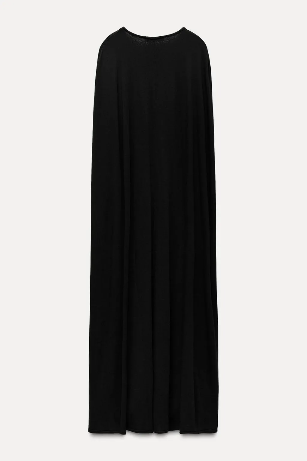 Fashion VESTIDO LARGO PUNTO CAPA Mujer Vestidos|Cárdigan / Jerséis