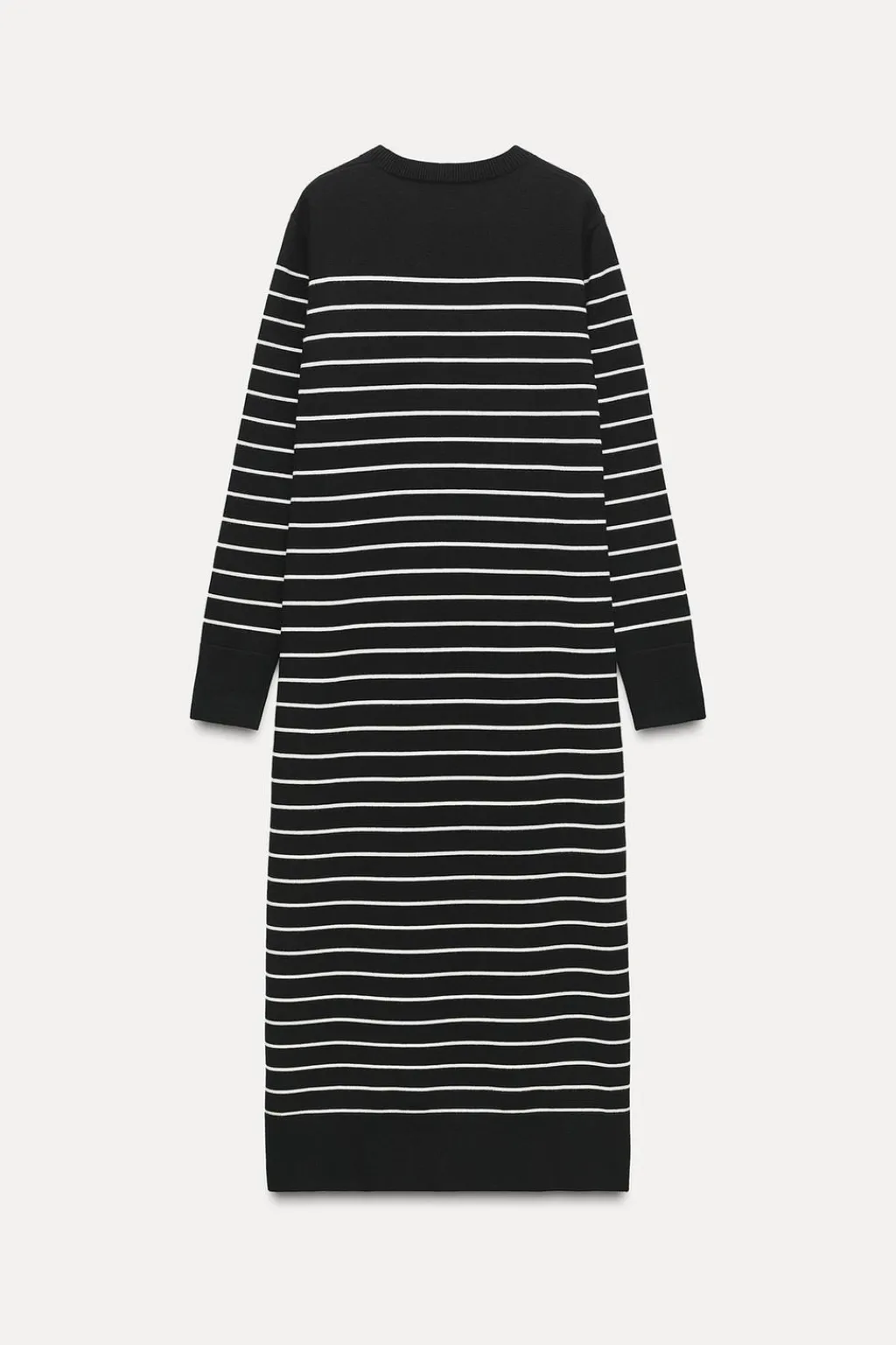 Hot VESTIDO LARGO PUNTO RAYAS Mujer Vestidos|Cárdigan / Jerséis