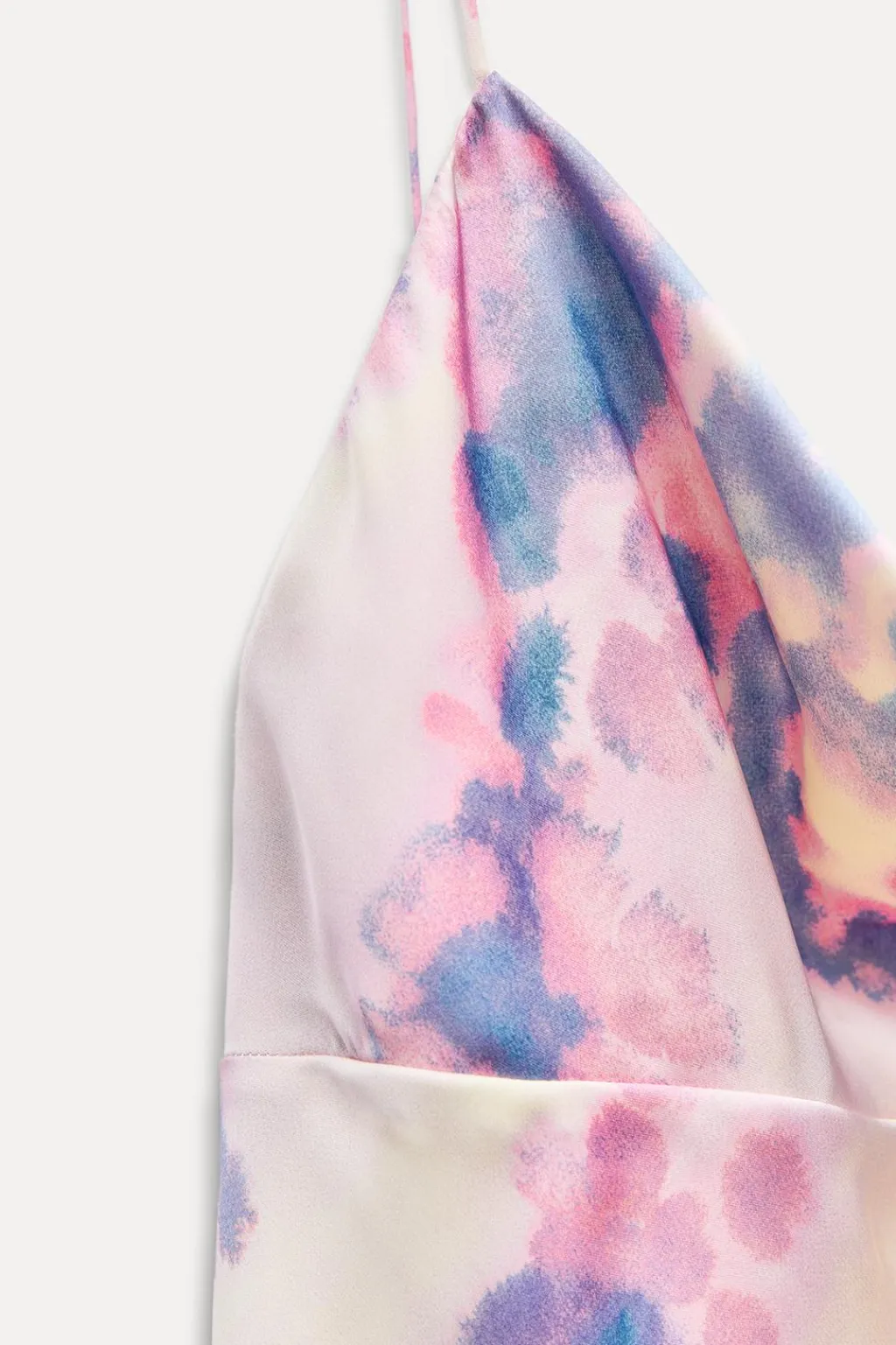 Outlet VESTIDO LARGO SATINADO ESPALDA DESCUBIERTA Mujer Vestidos