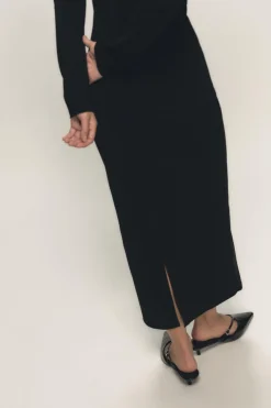 Hot VESTIDO LARGO STRETCH CONTOURING Mujer Vestidos