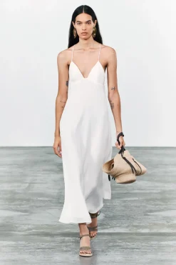 Hot VESTIDO LARGO TIRANTES ZW COLLECTION Mujer Vestidos