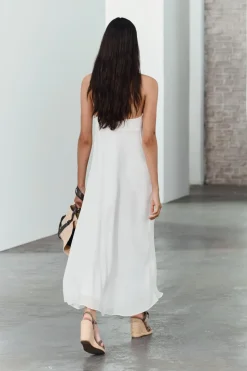 Hot VESTIDO LARGO TIRANTES ZW COLLECTION Mujer Vestidos