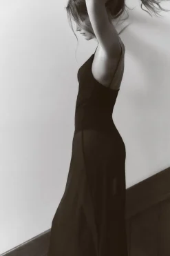 Discount VESTIDO LARGO TUL BODY Mujer Vestidos