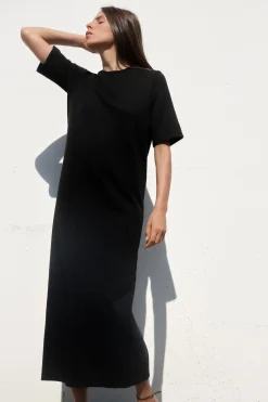 Fashion VESTIDO LAVADO INTERLOCK Mujer Vestidos