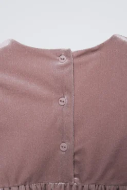 Niños ZARA 1½ - 6 Años·Vestidos / Petos<VESTIDO LAZO VELVET