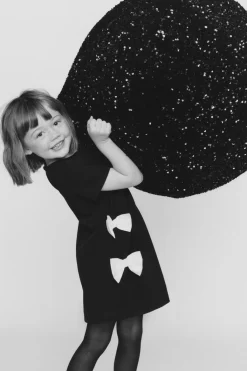 Niños ZARA 1½ - 6 Años·Vestidos / Petos|6 - 18 Meses·Vestidos / Monos<VESTIDO LAZOS CONTRASTE