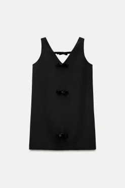 Outlet VESTIDO LAZOS TERCIOPELO ZW COLLECTION Mujer Vestidos