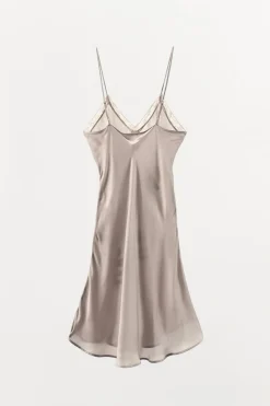 Online VESTIDO LENCERO BORDADOS ABALORIOS Mujer Vestidos