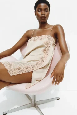 Hot VESTIDO LENCERO ENCAJE Mujer Vestidos