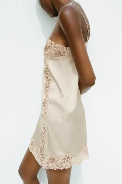 Hot VESTIDO LENCERO ENCAJE Mujer Vestidos