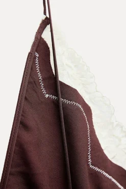 Sale VESTIDO LENCERO ENCAJE ZW COLLECTION Mujer Vestidos