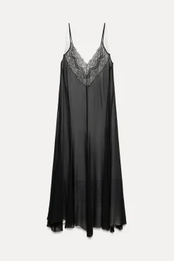 Online VESTIDO LENCERO ENCAJE ZW COLLECTION Mujer Vestidos