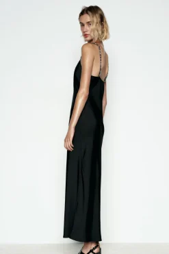 Best VESTIDO LENCERO SATINADO Mujer Vestidos