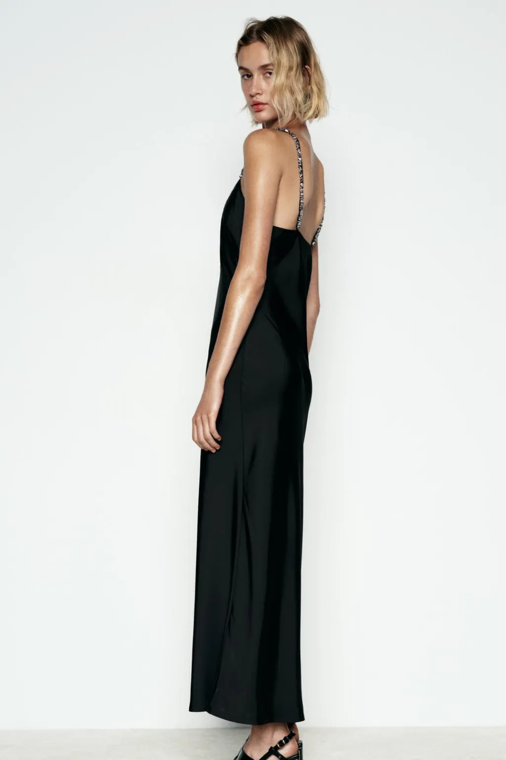 Best VESTIDO LENCERO SATINADO Mujer Vestidos