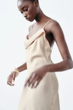 Online VESTIDO LENCERO SATINADO Mujer Vestidos