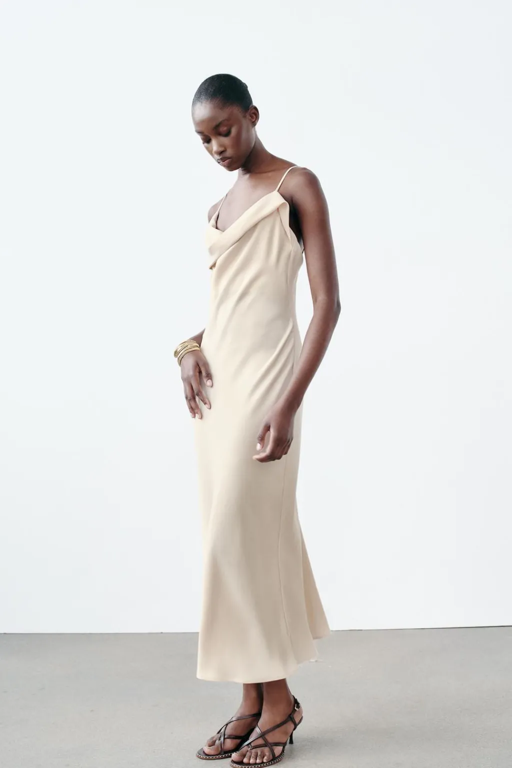 Online VESTIDO LENCERO SATINADO Mujer Vestidos