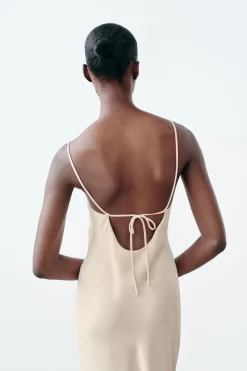 Online VESTIDO LENCERO SATINADO Mujer Vestidos