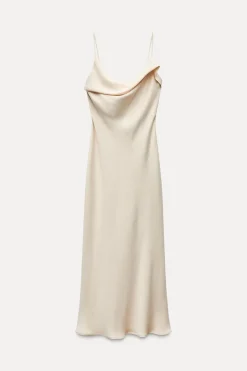 Online VESTIDO LENCERO SATINADO Mujer Vestidos