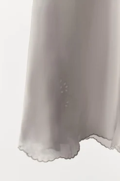 Online VESTIDO LENCERO SATINADO BORDADOS Mujer Vestidos