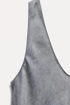 Sale VESTIDO LENCERO SEDA 100% ZW COLLECTION Mujer Vestidos