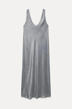 Sale VESTIDO LENCERO SEDA 100% ZW COLLECTION Mujer Vestidos