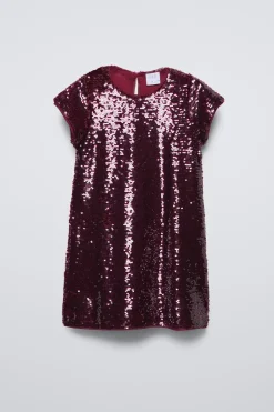 Niños ZARA 6 - 14 Años·Vestidos / Monos<VESTIDO LENTEJUELAS