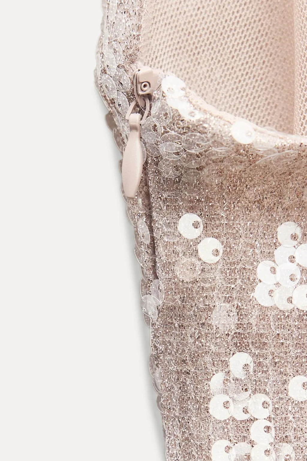 Outlet VESTIDO LENTEJUELAS FRUNCES Mujer Vestidos