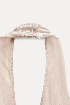 Outlet VESTIDO LENTEJUELAS FRUNCES Mujer Vestidos