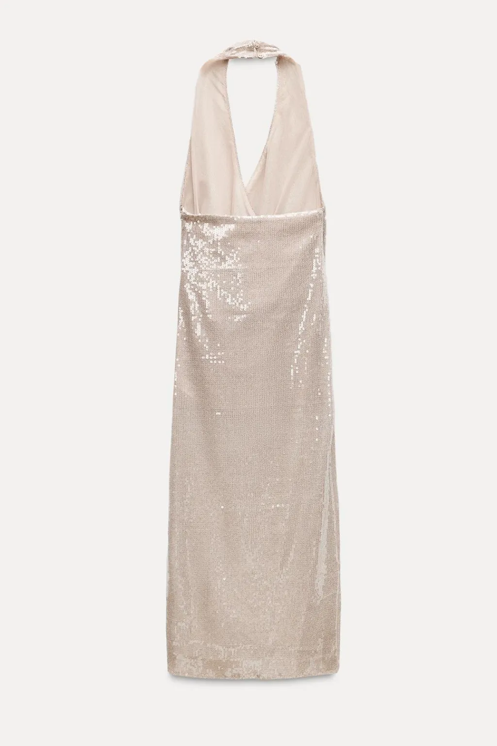 Outlet VESTIDO LENTEJUELAS FRUNCES Mujer Vestidos