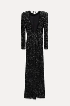 Fashion VESTIDO LENTEJUELAS HOMBRERAS ZW COLLECTION Mujer Vestidos